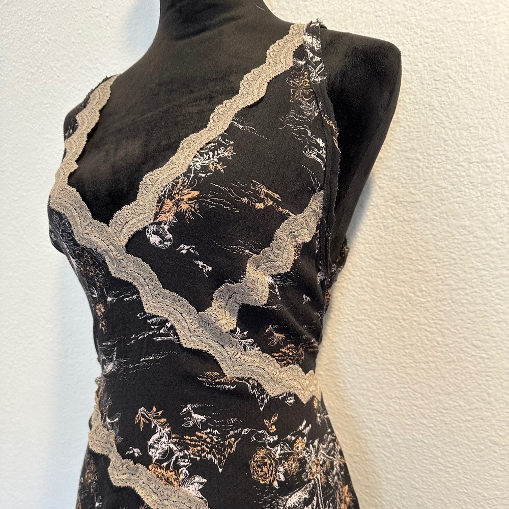 Free People-slip my mind Trapeze mini dress - Picture 4 of 6